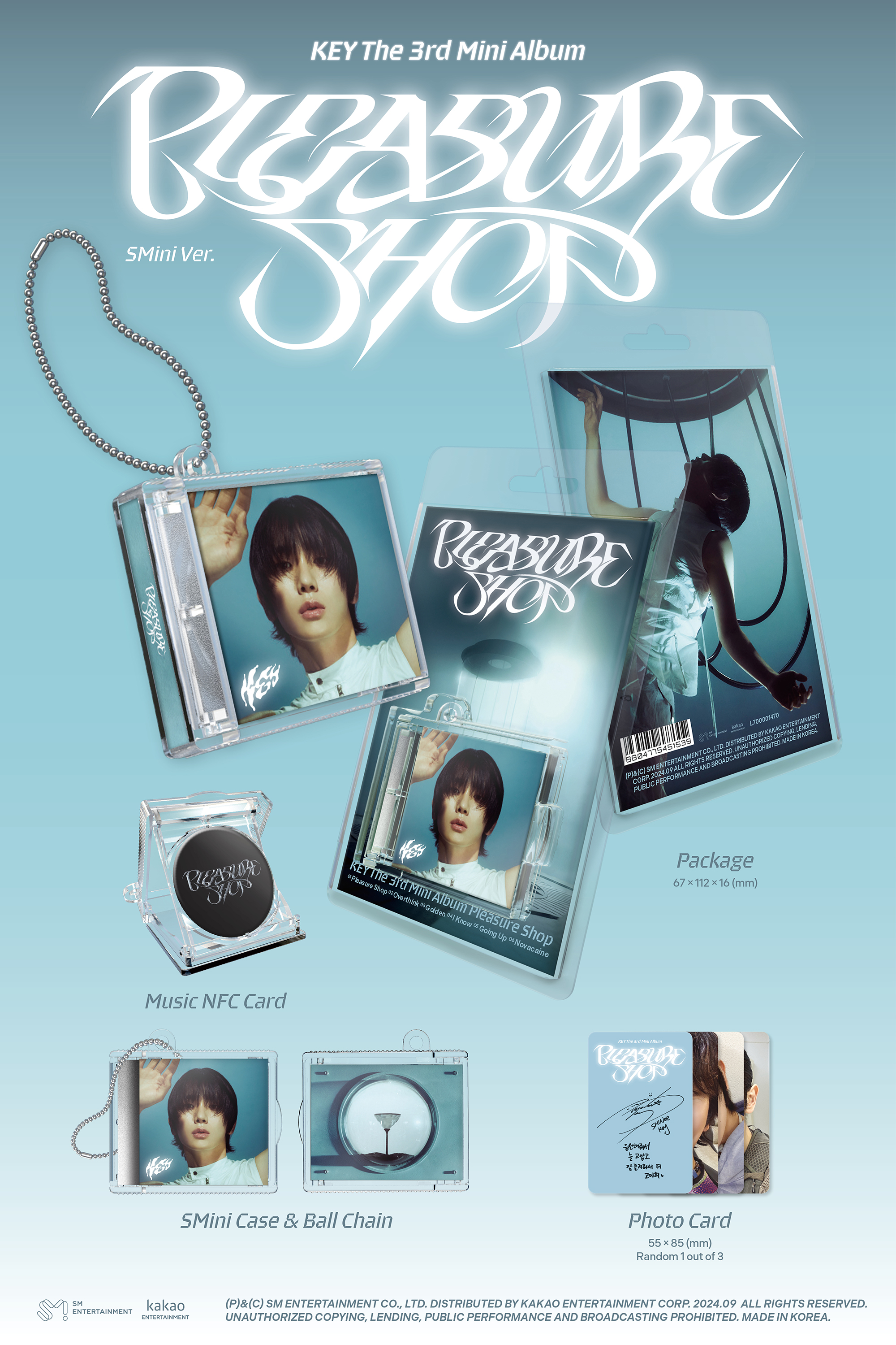 SHINEE KEY - PLEASURE SHOP (SMINI Ver. SMART AL